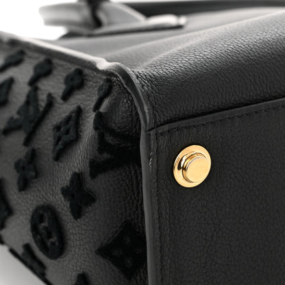 Louis Vuitton Calfskin Monogram Tufting On My Side Black 12 of 14