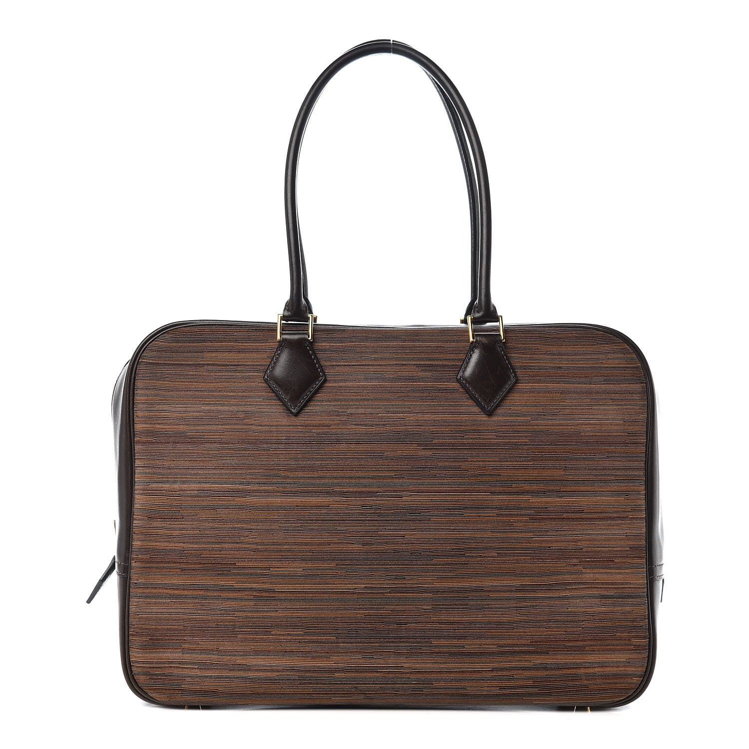 Hermes Box Vibrato Plume 32 Chocolate 1 of 13