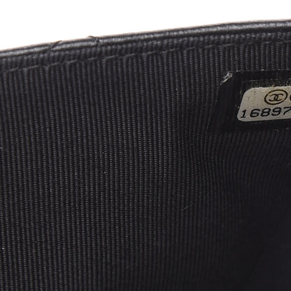 Chanel Lambskin Quilted Wallet On Chain WOC Black 9 of 14