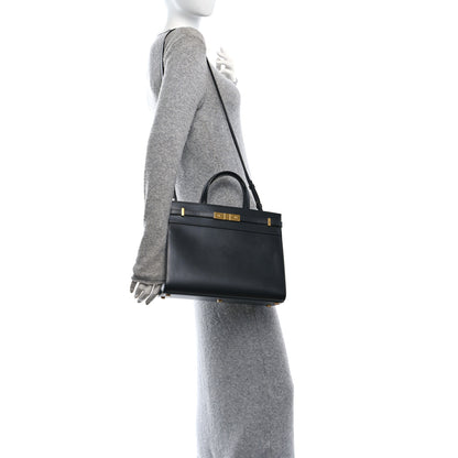 Saint Laurent Calfskin Small Manhattan Shopper Tote Black 2 of 11