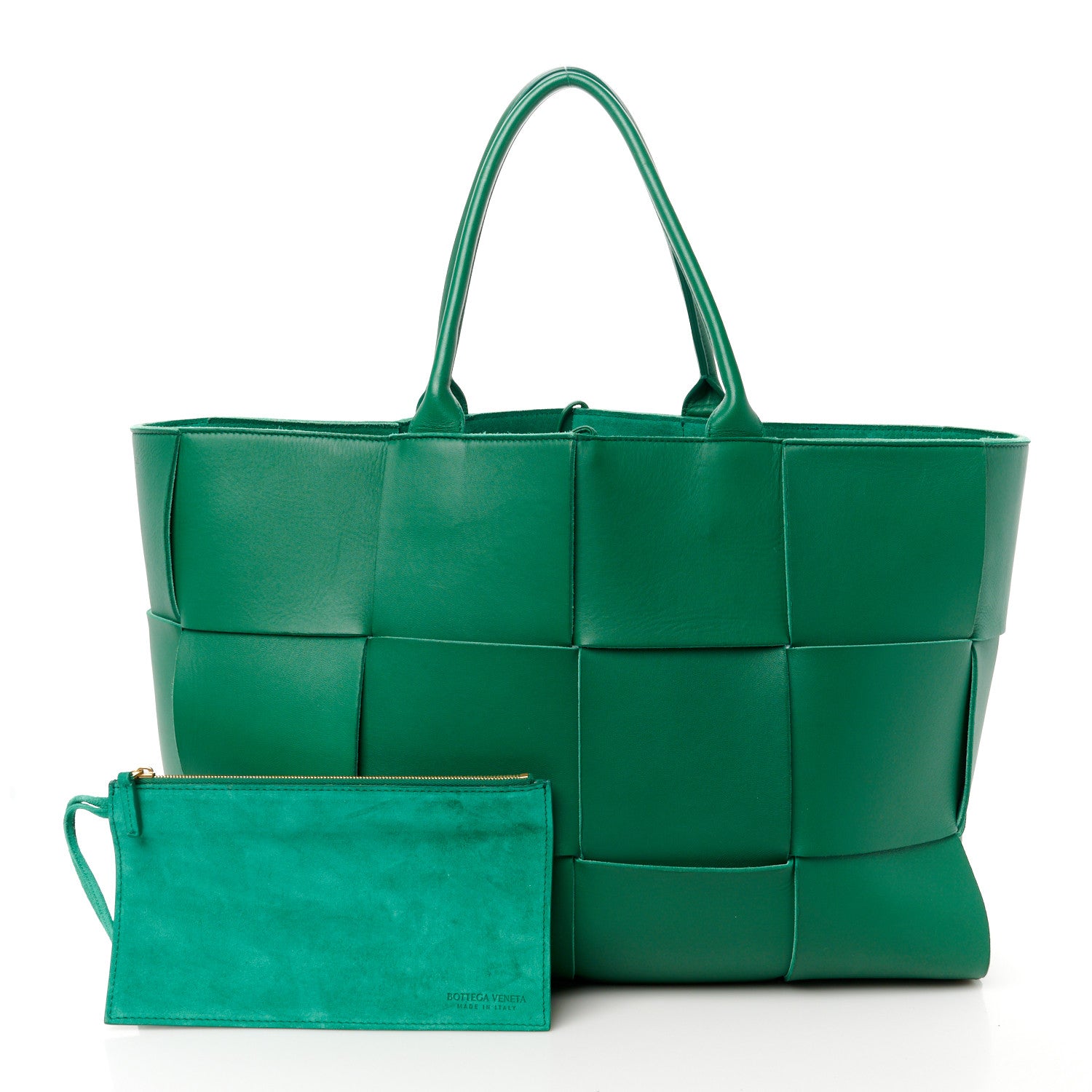 Bottega Veneta Nappa Maxi Intrecciato Large Arco Tote Green 3 of 13