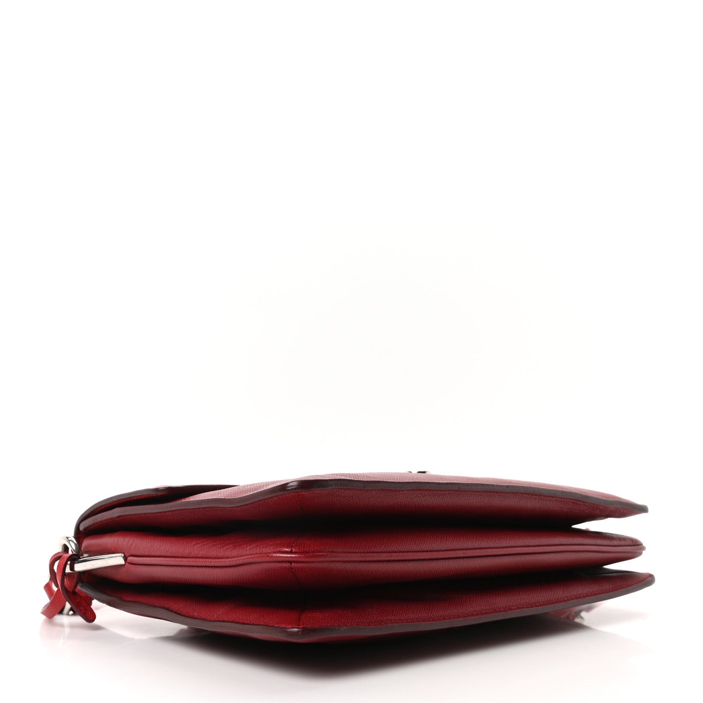 Saffiano Soft Sound Shoulder Bag Rosso