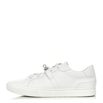 Hermes Calfskin Mens Day Sneakers 45 White 1 of 10