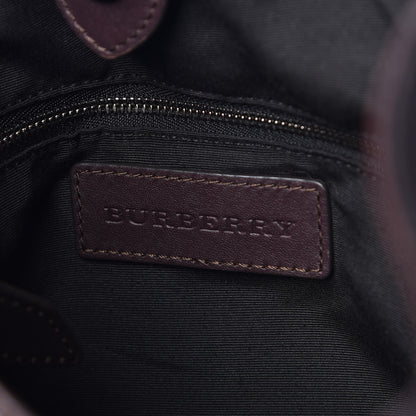 Burberry Grainy Calfskin Parade Tassel Hobo Dark Brown 6 of 8