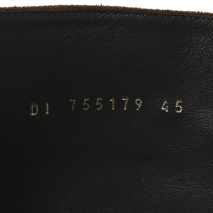 Saint Laurent Suede Calfskin Mens Wyatt 40 Zip Boots 45 Land 7 of 10