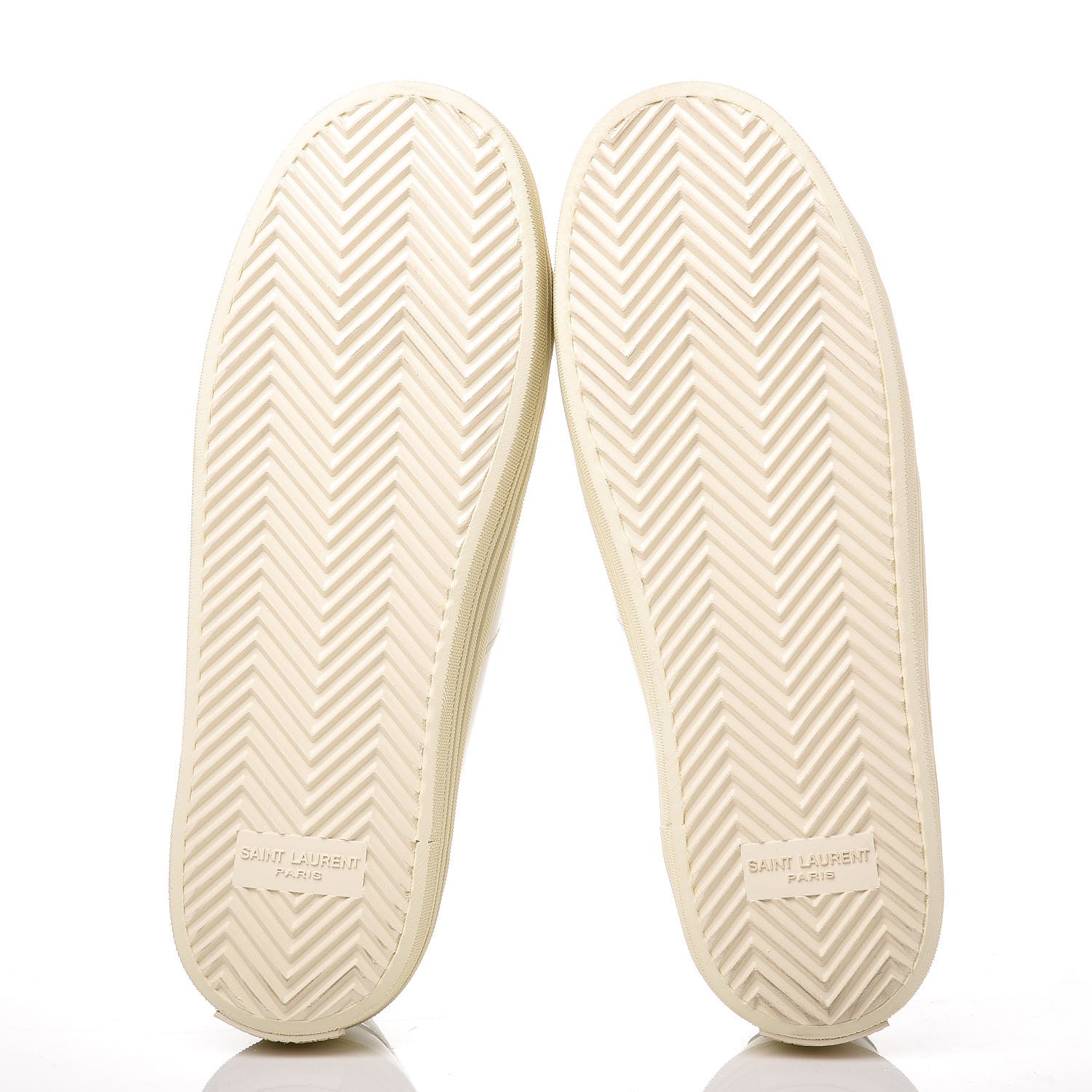 Saint Laurent Calfskin Court Sneakers 37 White 7 of 10