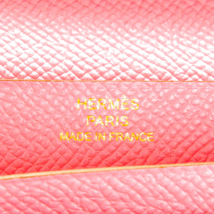 Hermes Epsom Bearn Gusset Wallet Rose Confetti 6 of 8
