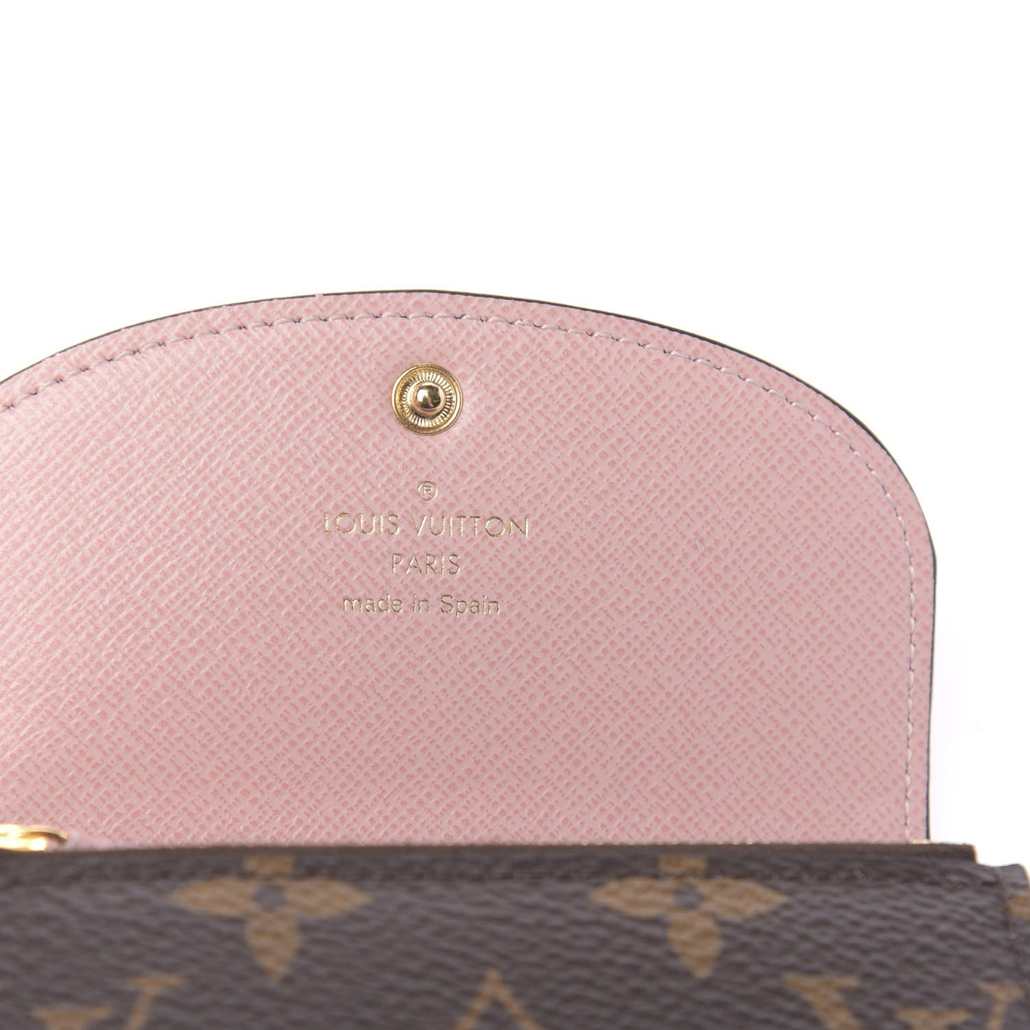 Monogram Rosalie Coin Purse Rose Ballerine