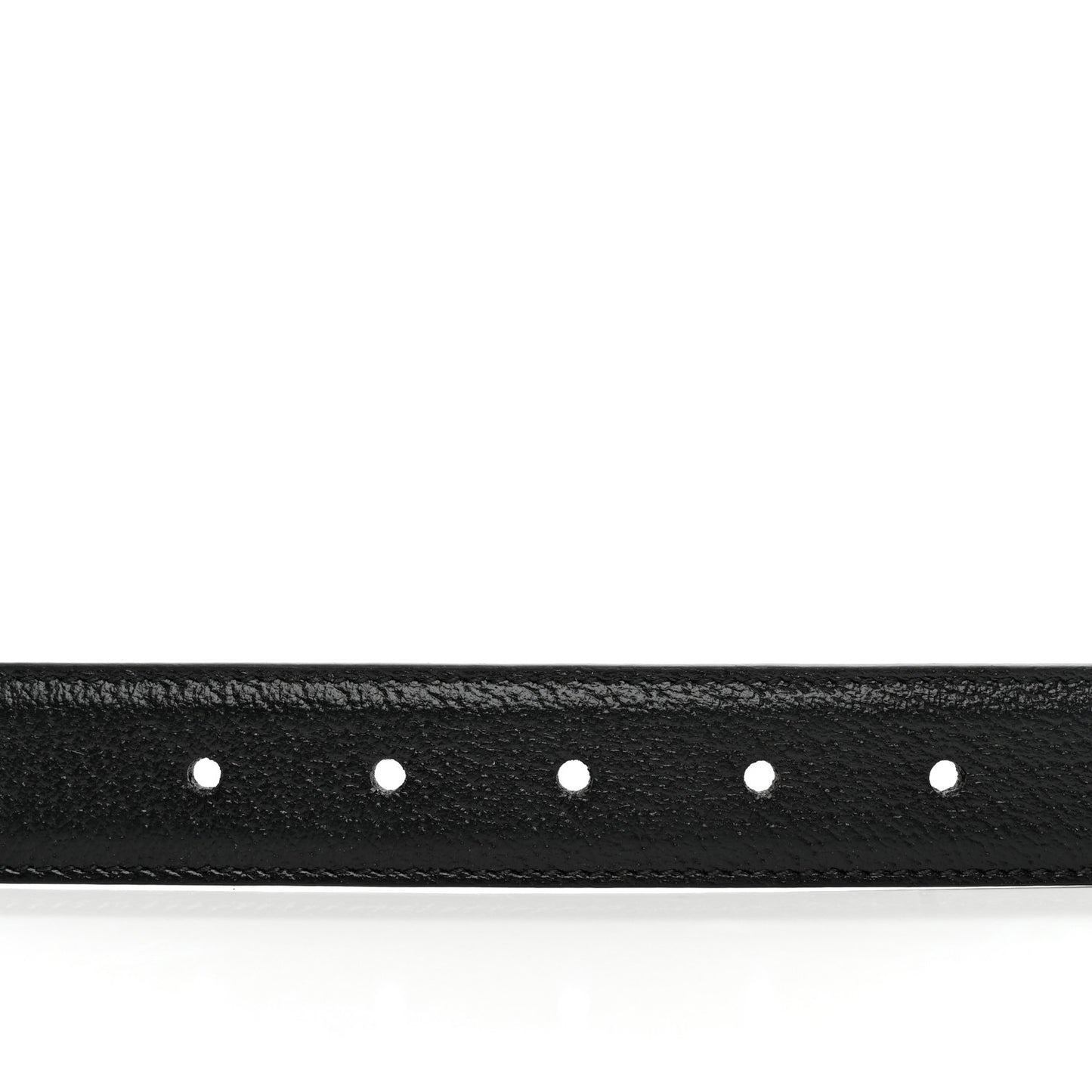 Textured Dollar Calfskin 30mm Belt 100 40 Black