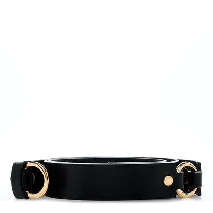Versace X FENDI Calfskin Fendace Logo Belt 100 40 Black 2 of 3