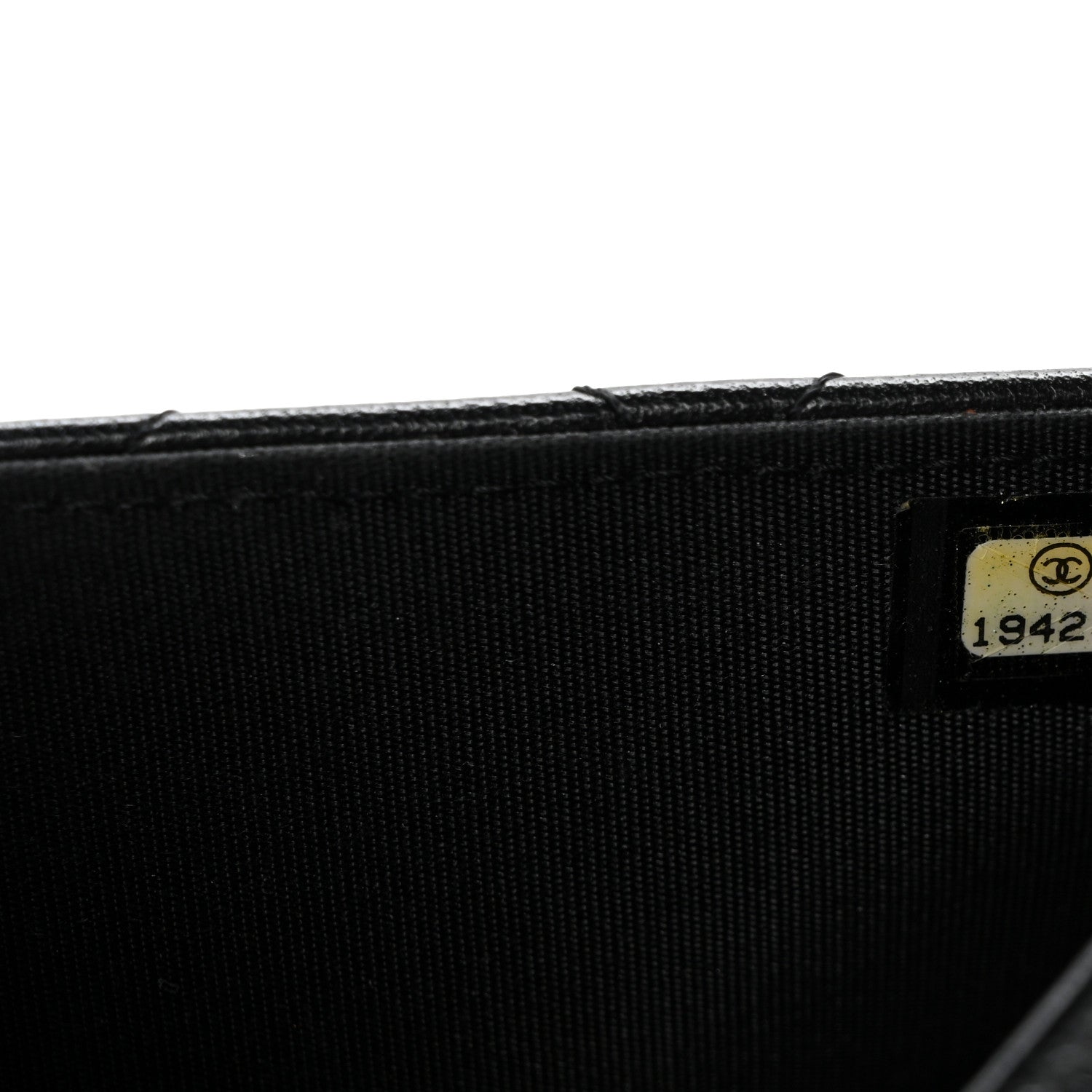 Chanel Lambskin Quilted Boy Wallet On Chain WOC Black 8 of 13