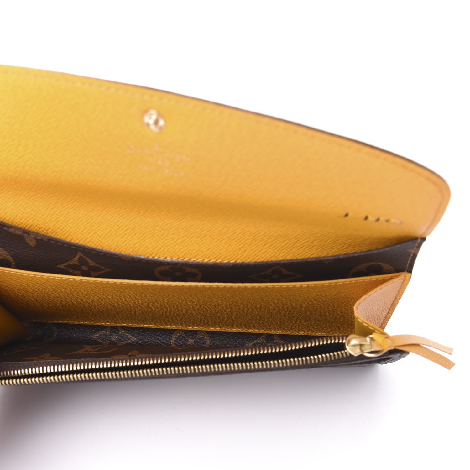 Louis Vuitton Monogram Emilie Wallet Mimosa 9 of 14