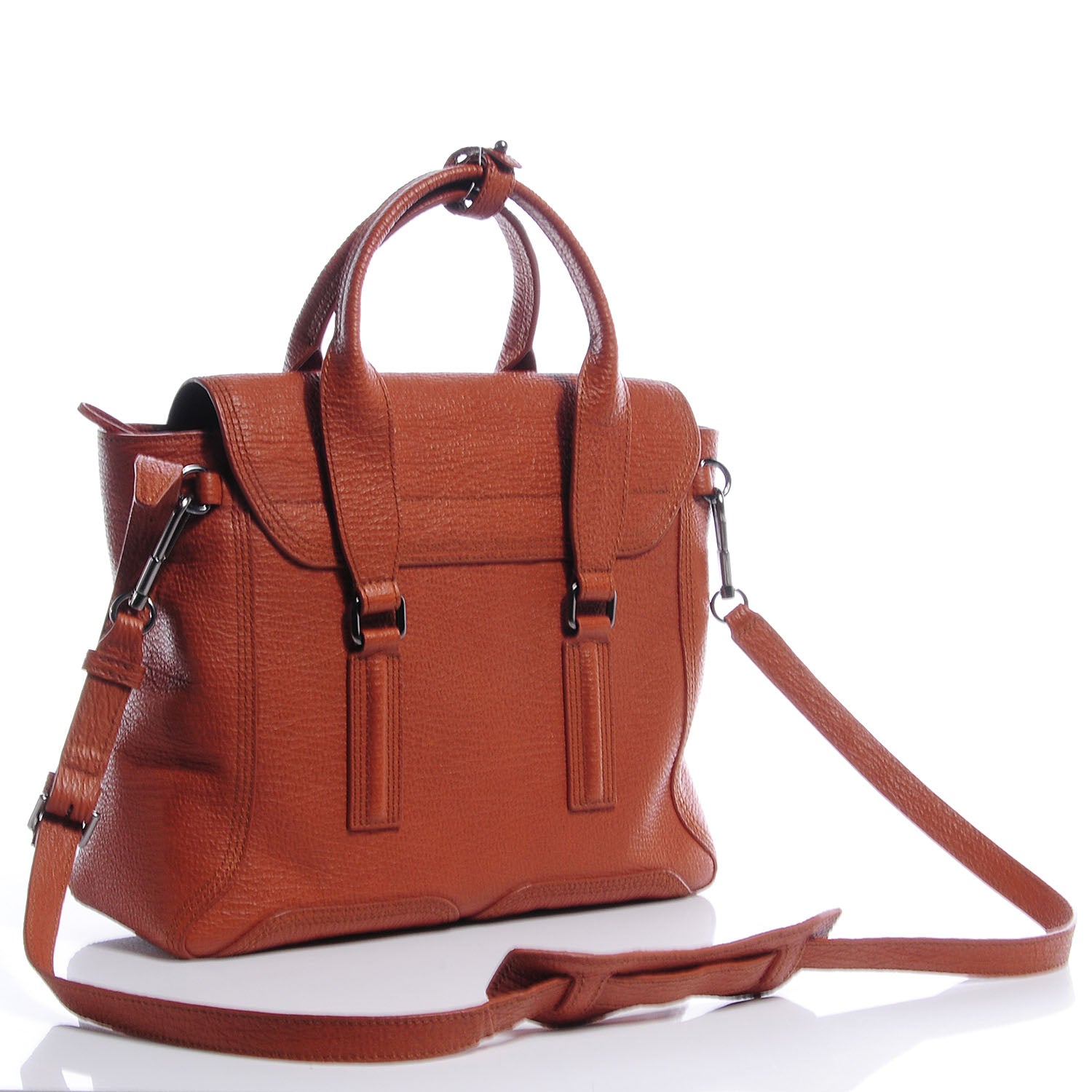 3.1 Phillip Lim 3.1 Medium Pashli Satchel Rust 3 of 13
