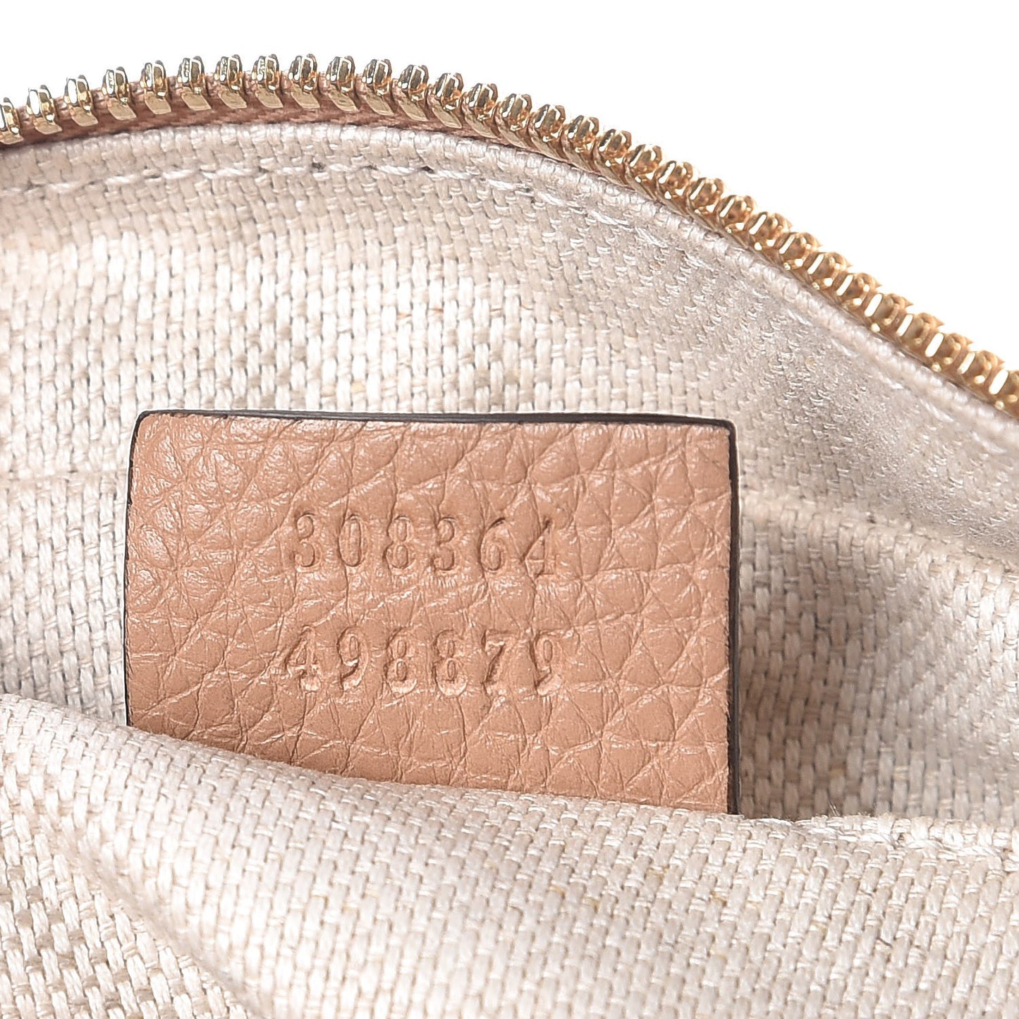Pebbled Calfskin Small Soho Disco Bag Camelia