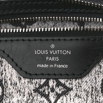 Louis Vuitton Denim Monogram Jacquard Speedy Bandouliere 25 Black 7 of 11