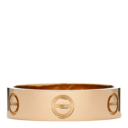 Cartier 18K Yellow Gold 5.5mm LOVE Ring 58 8.5 1 of 5