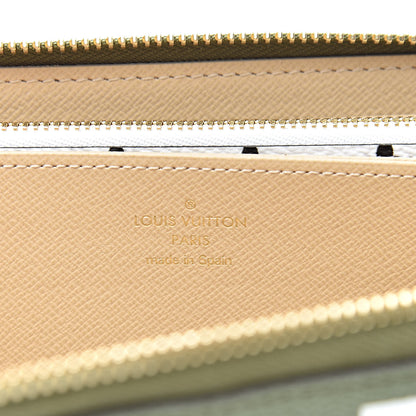 Louis Vuitton Monogram Giant Zippy Wallet Kaki White 6 of 7