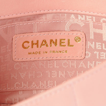 Chanel Lambskin Quilted Mini Chocolate Bar Camellia Flap Pink 6 of 7