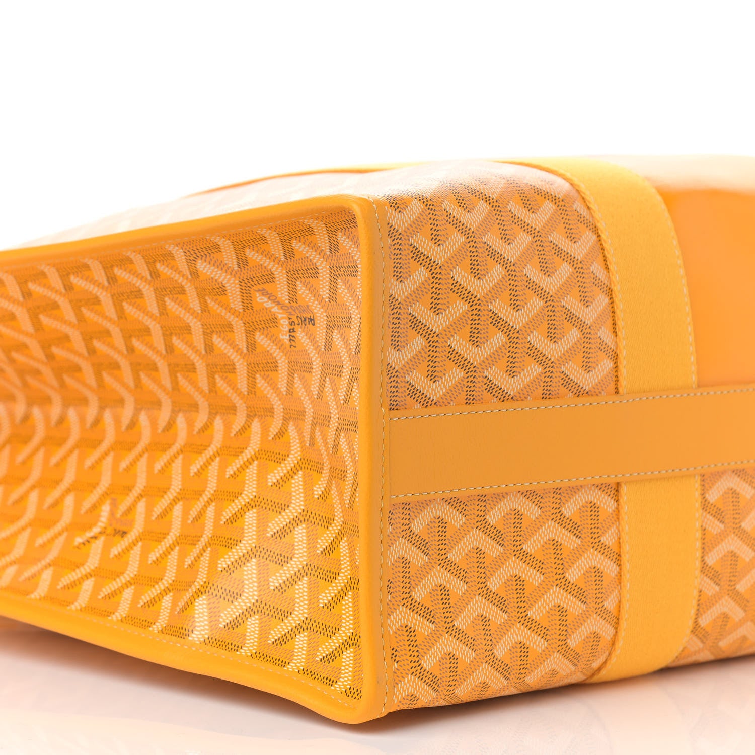 Goyard Goyardine Villette Tote Yellow 9 of 12