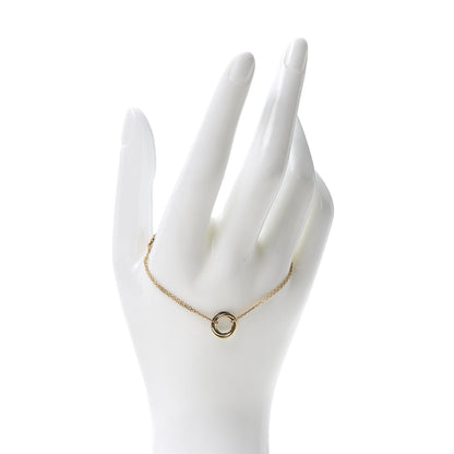 Cartier 18K Pink Yellow White Gold Trinity Bracelet 2 of 6