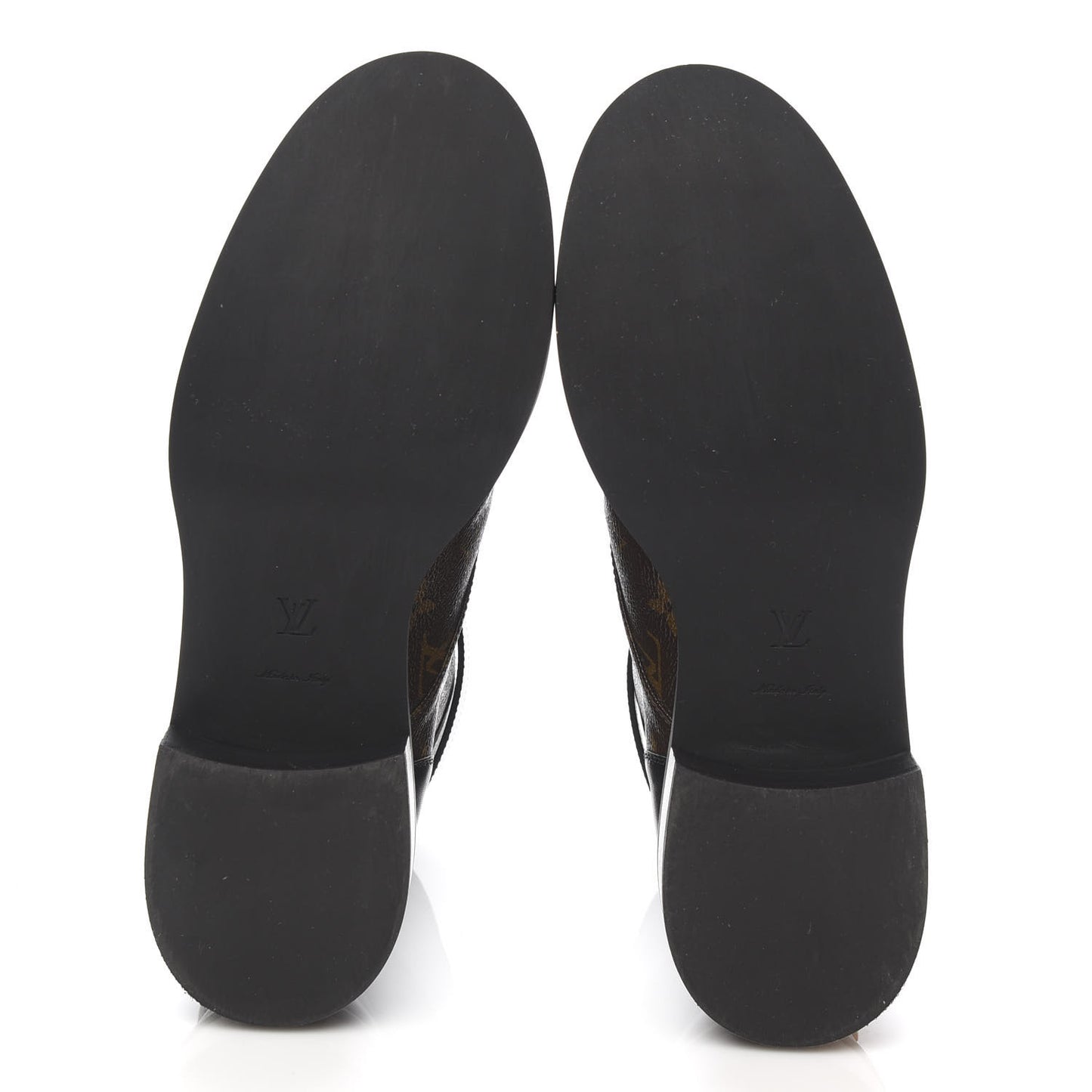 Calfskin Monogram Wonderland Flat Ranger Boots 41 Black