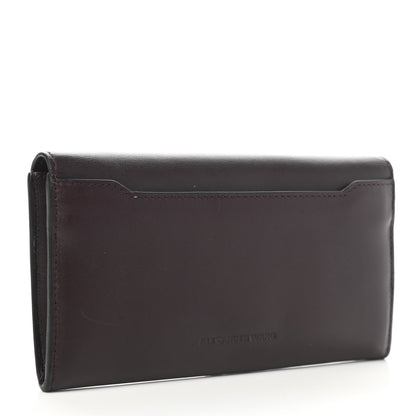 Alexander Wang Calfskin Prisma Skeletal Envelope Wallet Oxblood 3 of 9