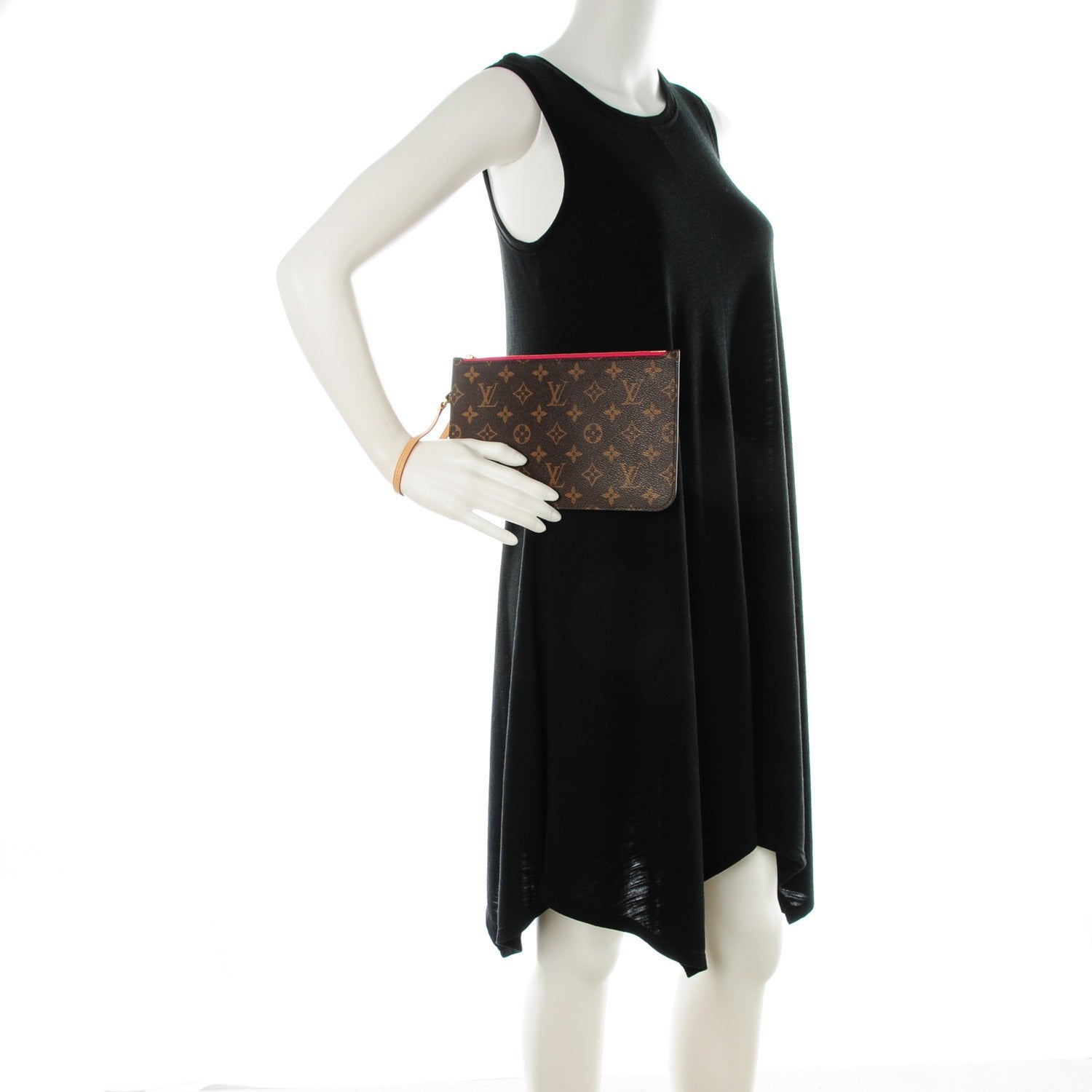 Louis Vuitton Monogram Neverfull MM GM Pochette Pivoine 2 of 7