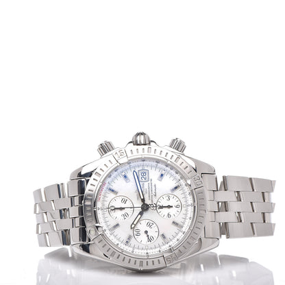 Breitling Stainless Steel Mother of Pearl 44mm Chronomat Automatic Watch A13356 3 of 5