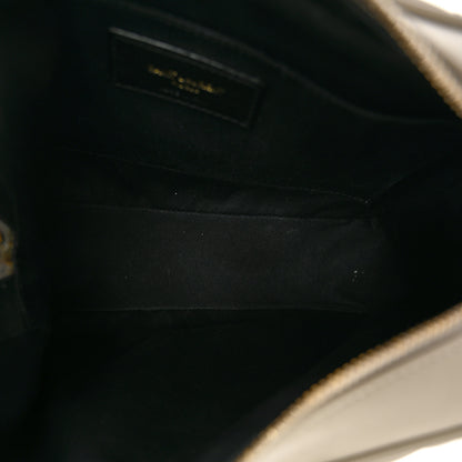 Saint Laurent Calfskin Matelasse Monogram Lou Camera Bag Crema Soft 5 of 12