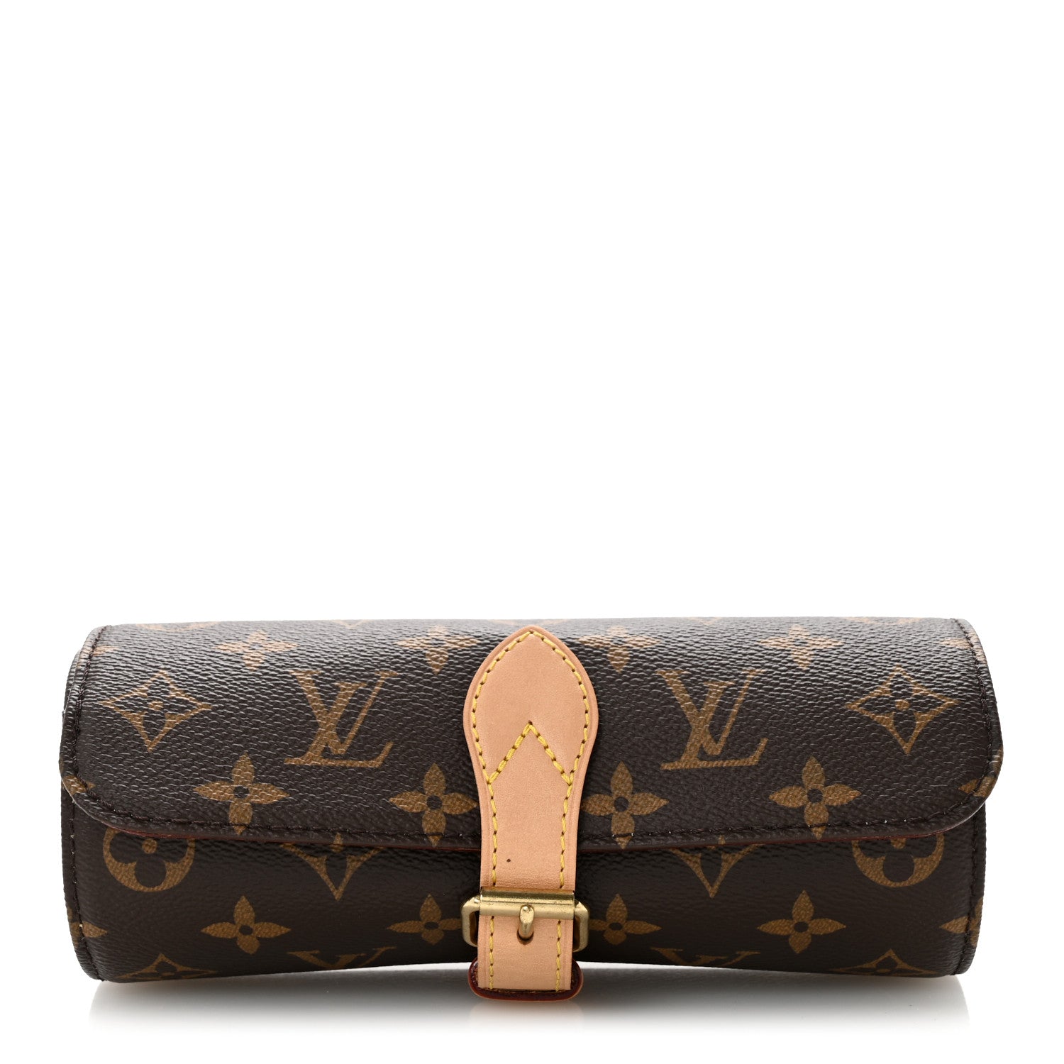 Louis Vuitton Monogram 3 Watch Travel Case 1 of 10