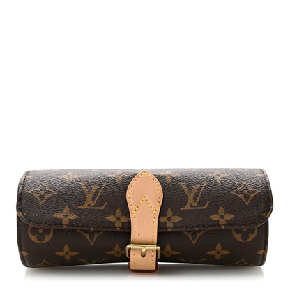 Louis Vuitton Monogram 3 Watch Travel Case 1 of 10
