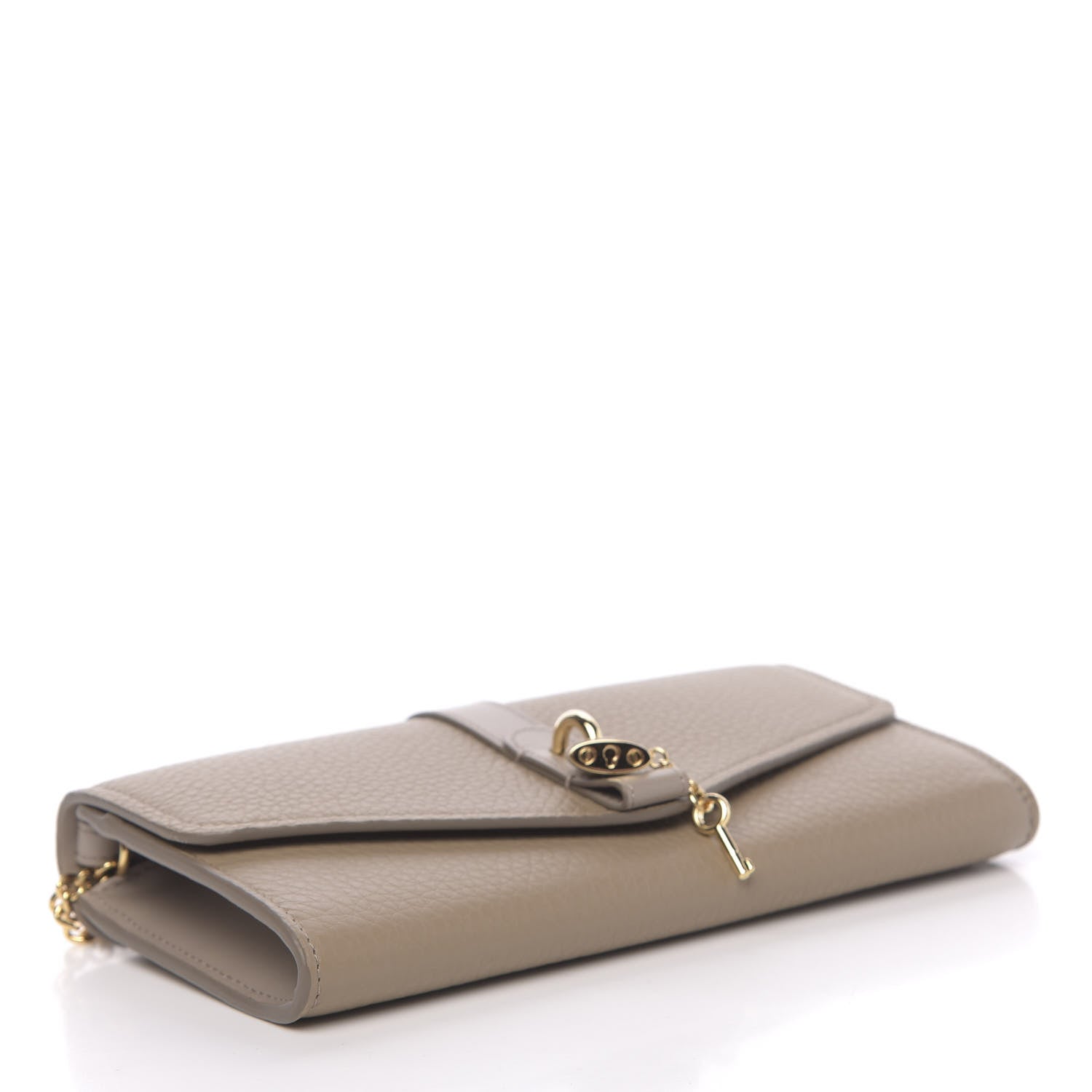Chloe Grained Calfskin Aby Chain Wallet Motty Grey 6 of 22