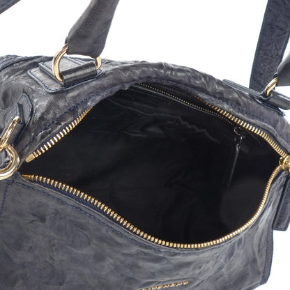 Givenchy Tumbled Sheepskin Medium Pandora Navy 5 of 7