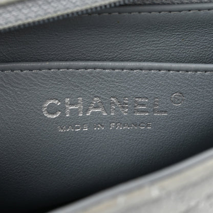 Chanel Iridescent Caviar Quilted Mini Square Flap Grey 6 of 12