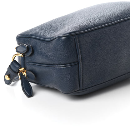 Prada Vitello Phenix Camera Bag Baltico 7 of 11