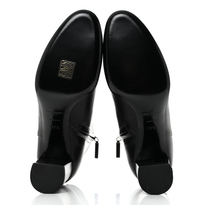 Saint Laurent Nappa Vendome Loulou Ankle Zip Boots 39.5 Black 5 of 9