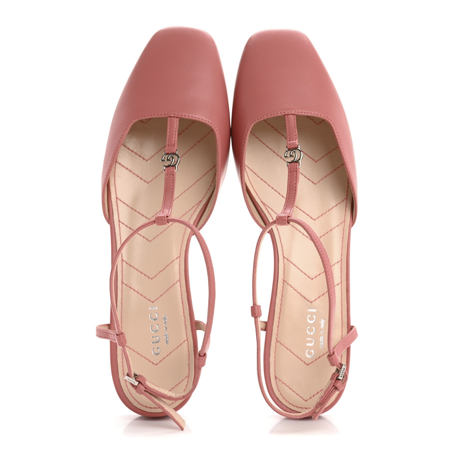 Gucci Nappa Double G Ballet Flats 37 Gorgeus Grace 2 of 9