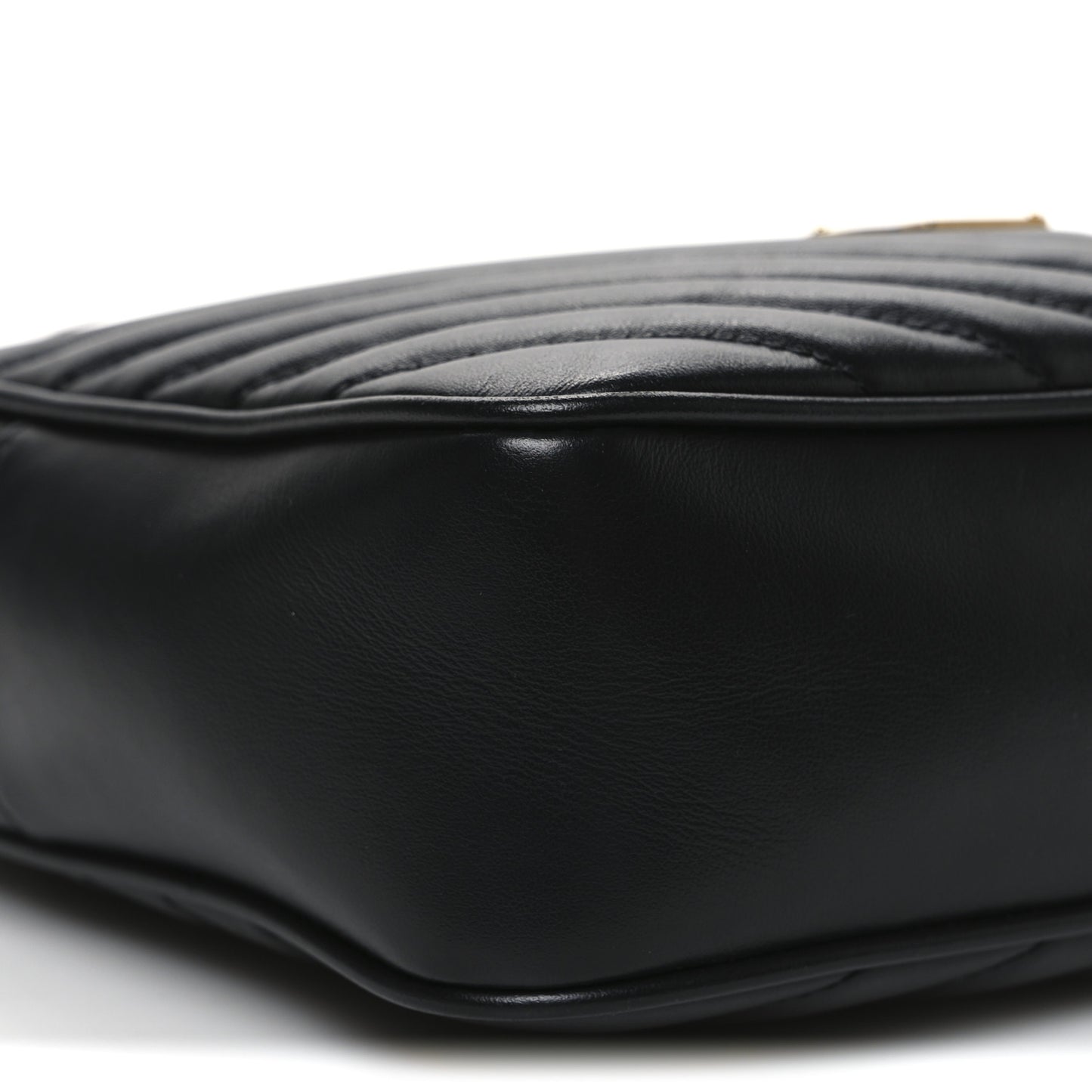 Calfskin Matelasse Monogram Lou Camera Bag Black