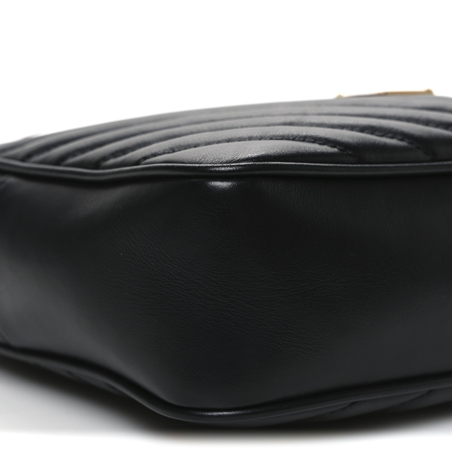 Saint Laurent Calfskin Matelasse Monogram Lou Camera Bag Black 9 of 12