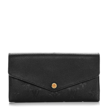 Louis Vuitton Empreinte Sarah Wallet NM Black 1 of 6