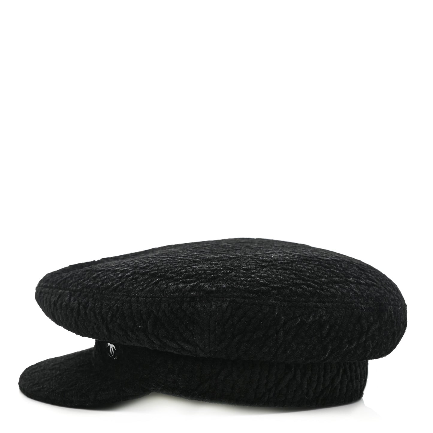 Viscose Silk Quilted CC Cap M Black