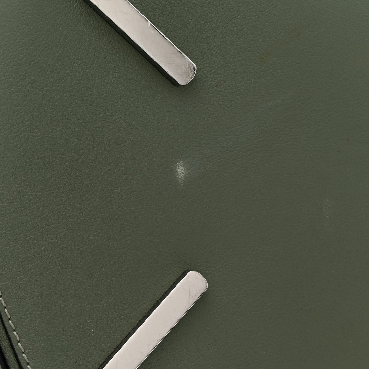 Calfskin Large Puzzle Bag Dark Sage