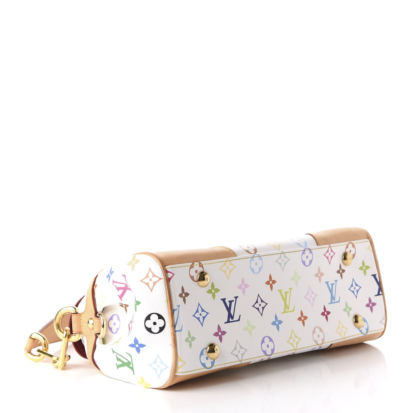 Monogram Multicolor Beverly MM White