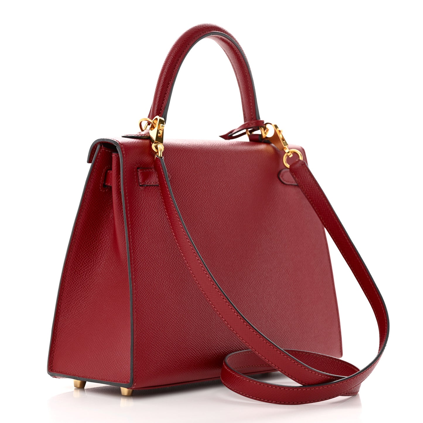 Epsom Kelly Sellier 25 Rouge Grenat