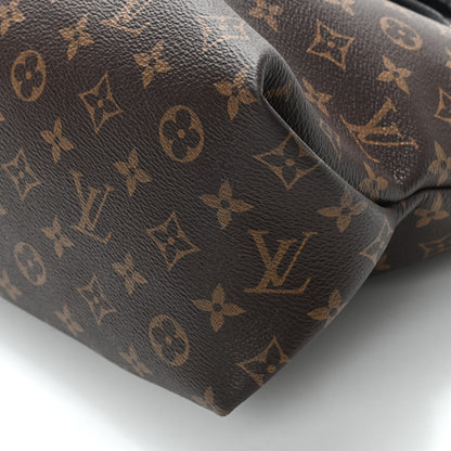 Louis Vuitton Monogram Flower Zipped Tote MM Black 10 of 15
