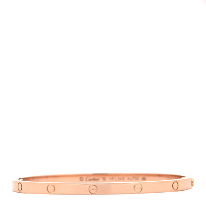 Cartier 18K Pink Gold Small LOVE Bracelet 16 3 of 6