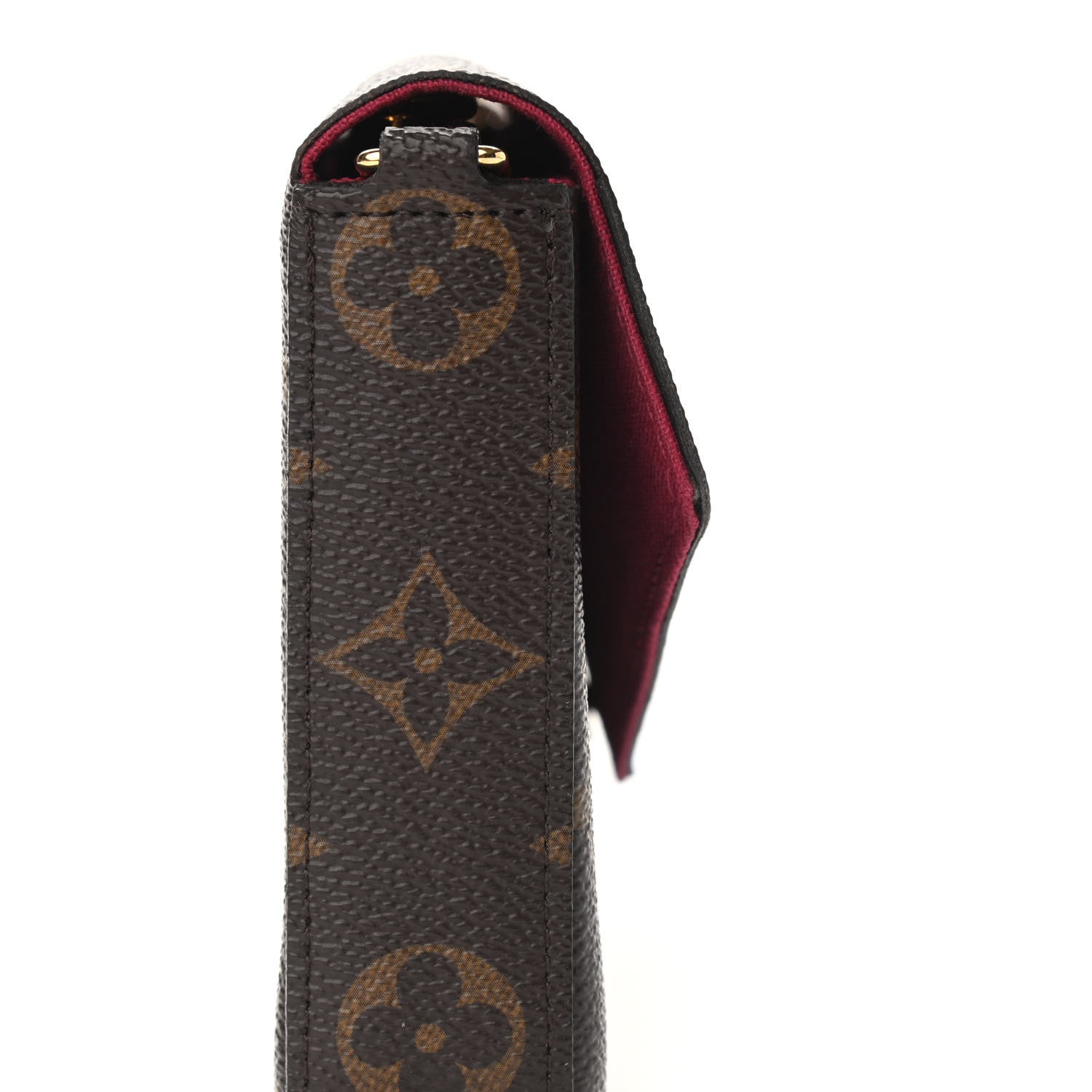 Louis Vuitton Monogram Pochette Felicie Chain Wallet Fuchsia 12 of 12
