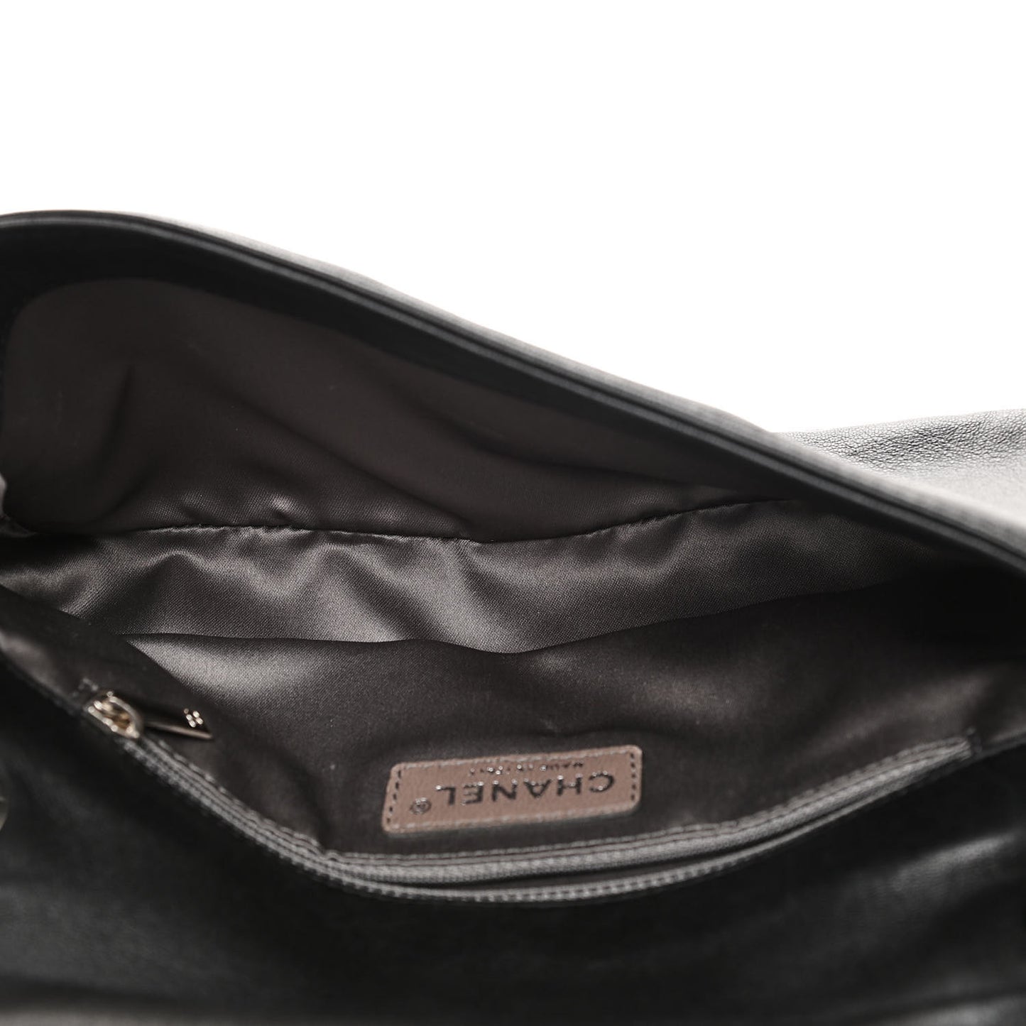 Lambskin Pearl Obsession Flap Black