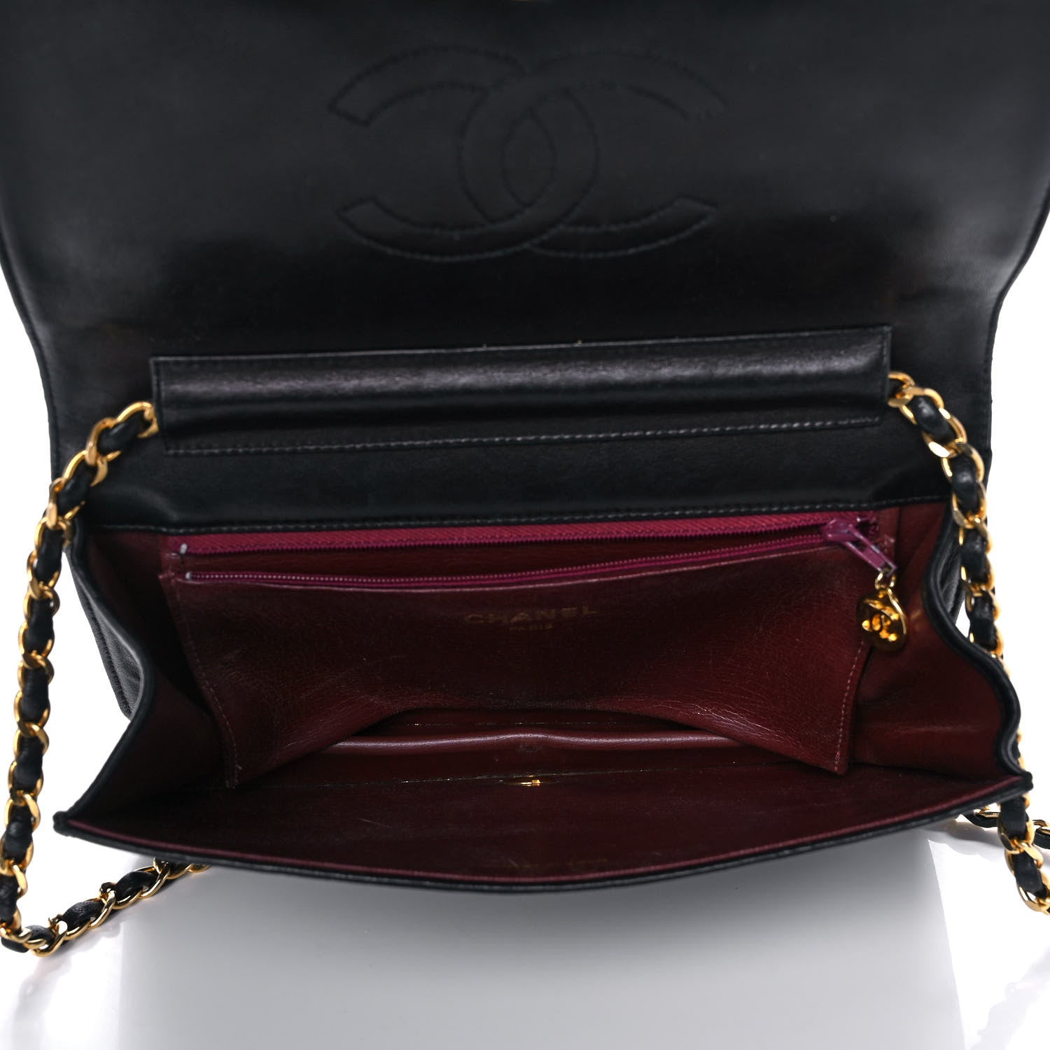 Chanel Lambskin Quilted Small Single Flap Black 5 of 15