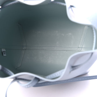 Mansur Gavriel Calfskin Mini Bucket Bag Grey Blue 4 of 10